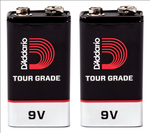 D'Addario 9 Volt Battery Tour Grade (2 Pack) 2
