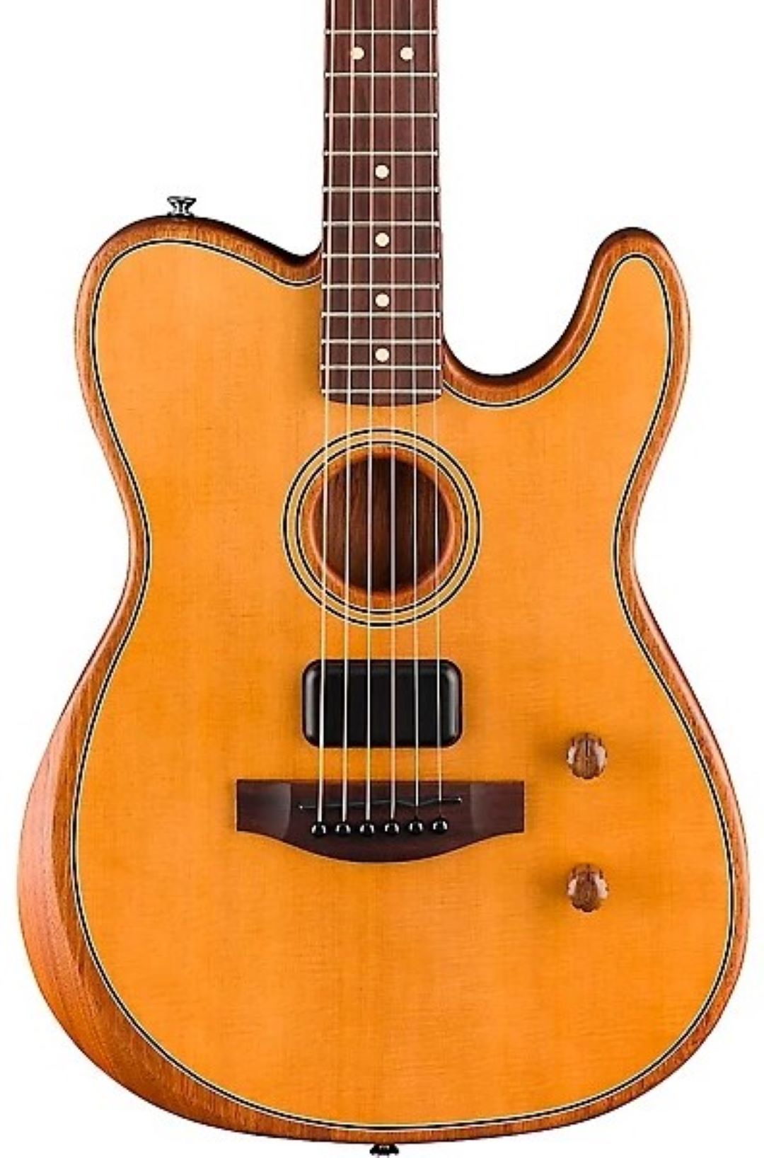 Fender Acoustasonic Standard Telecaster Acoustic Electric Guitar - Aged Natural