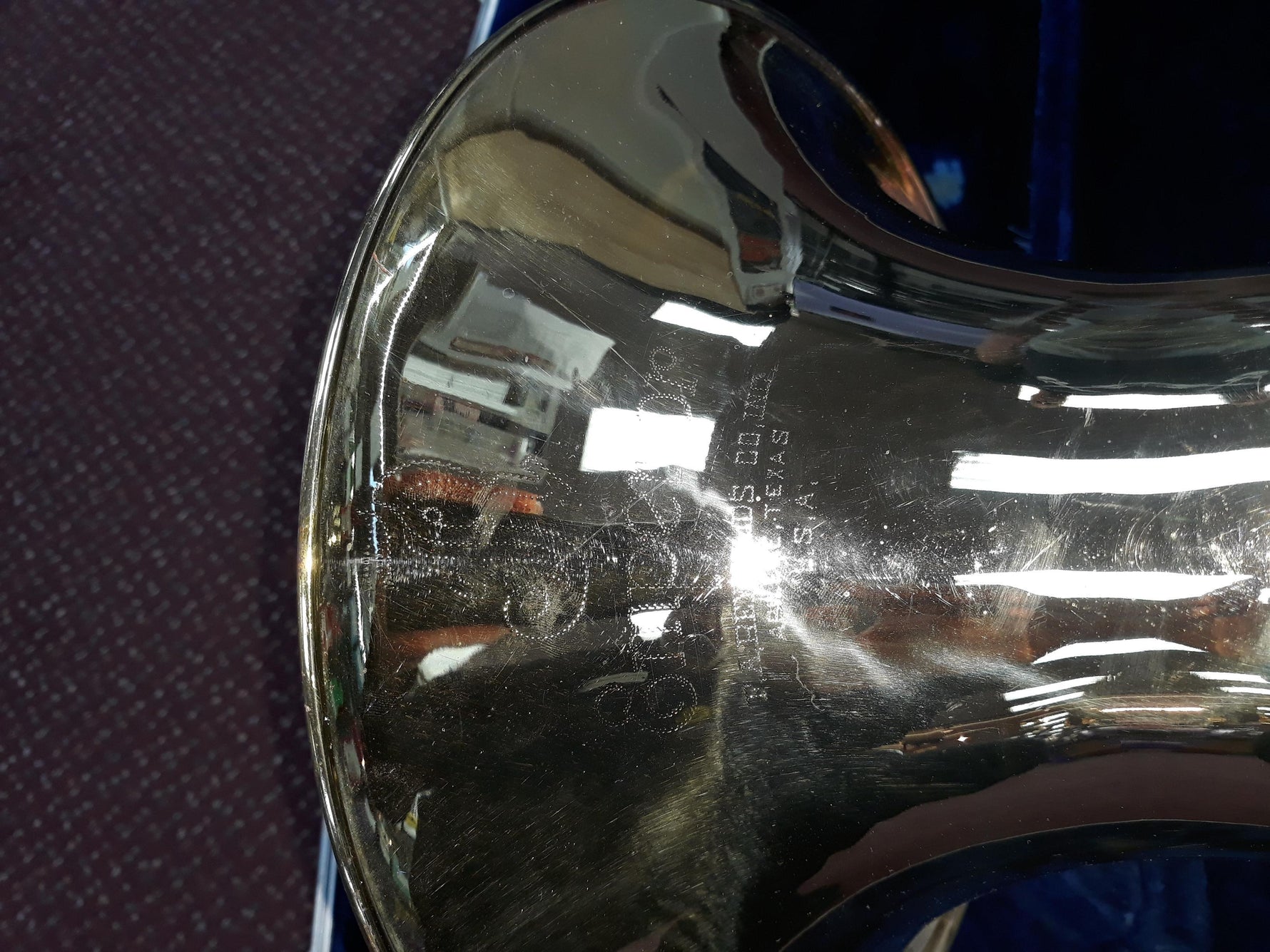 Used F.A. Reynolds 3-Valve Brass Baritone Horn - Brass Body With Nickel-Silver Trim 9