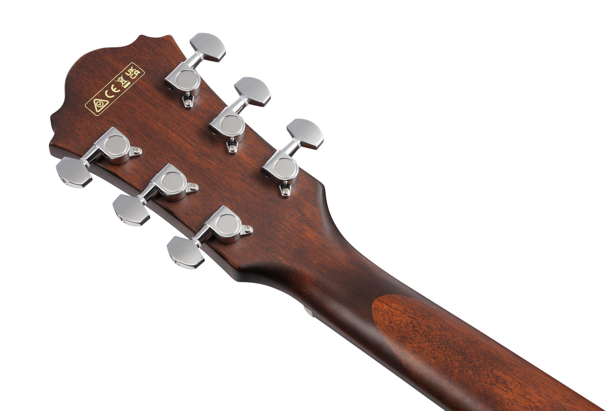 Ibanez AE100DBF Grand Auditorium Acoustic Electric Guitar - Dark Tide Blue Flat 5