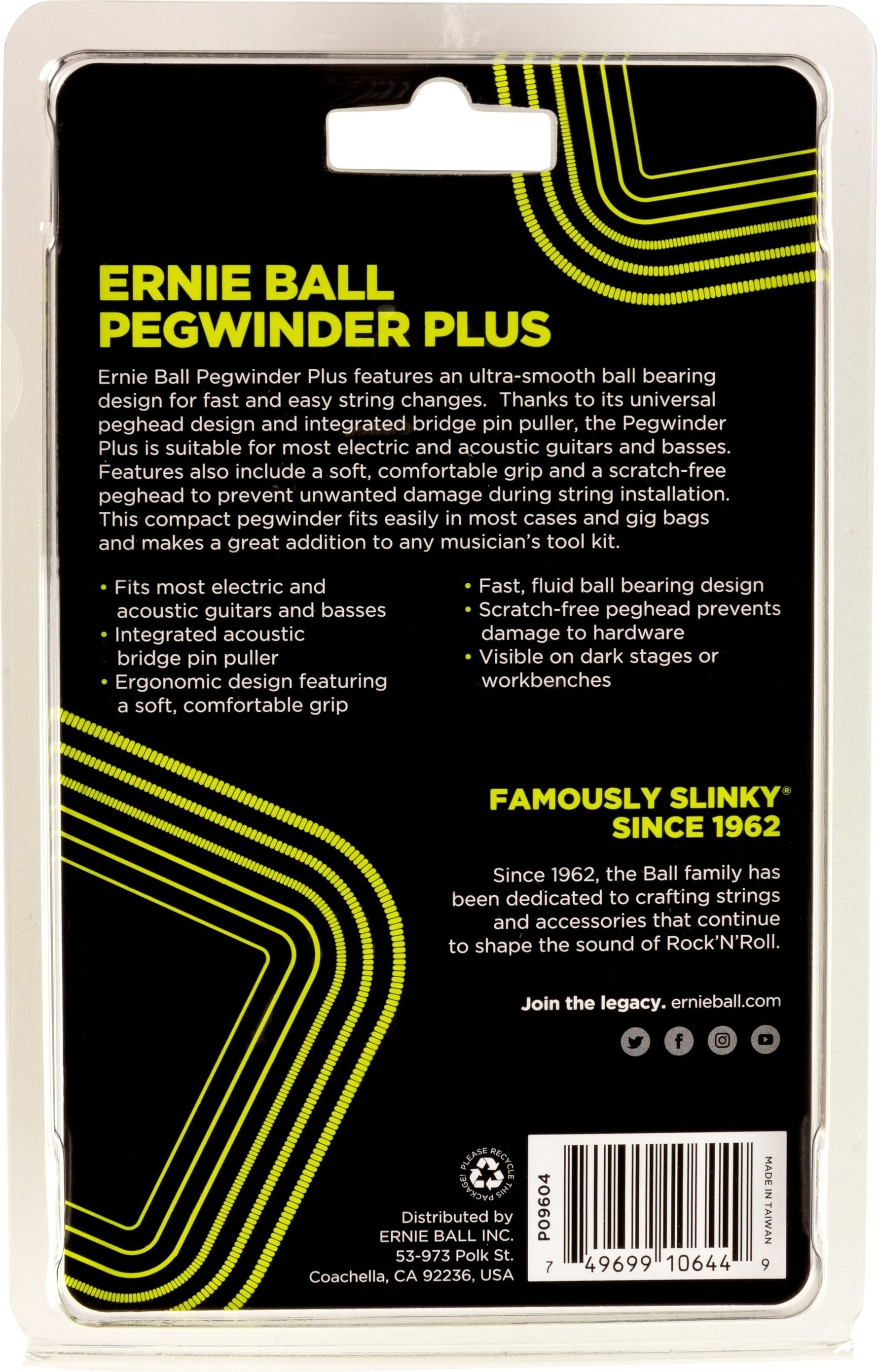 Ernie Ball P09604 Pegwinder Plus 3