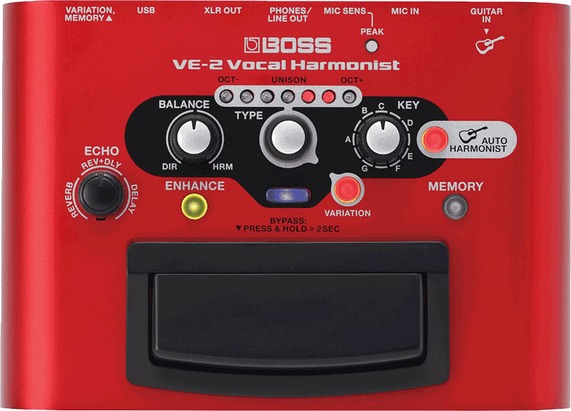 Boss VE-2 Vocal Harmonist Processor