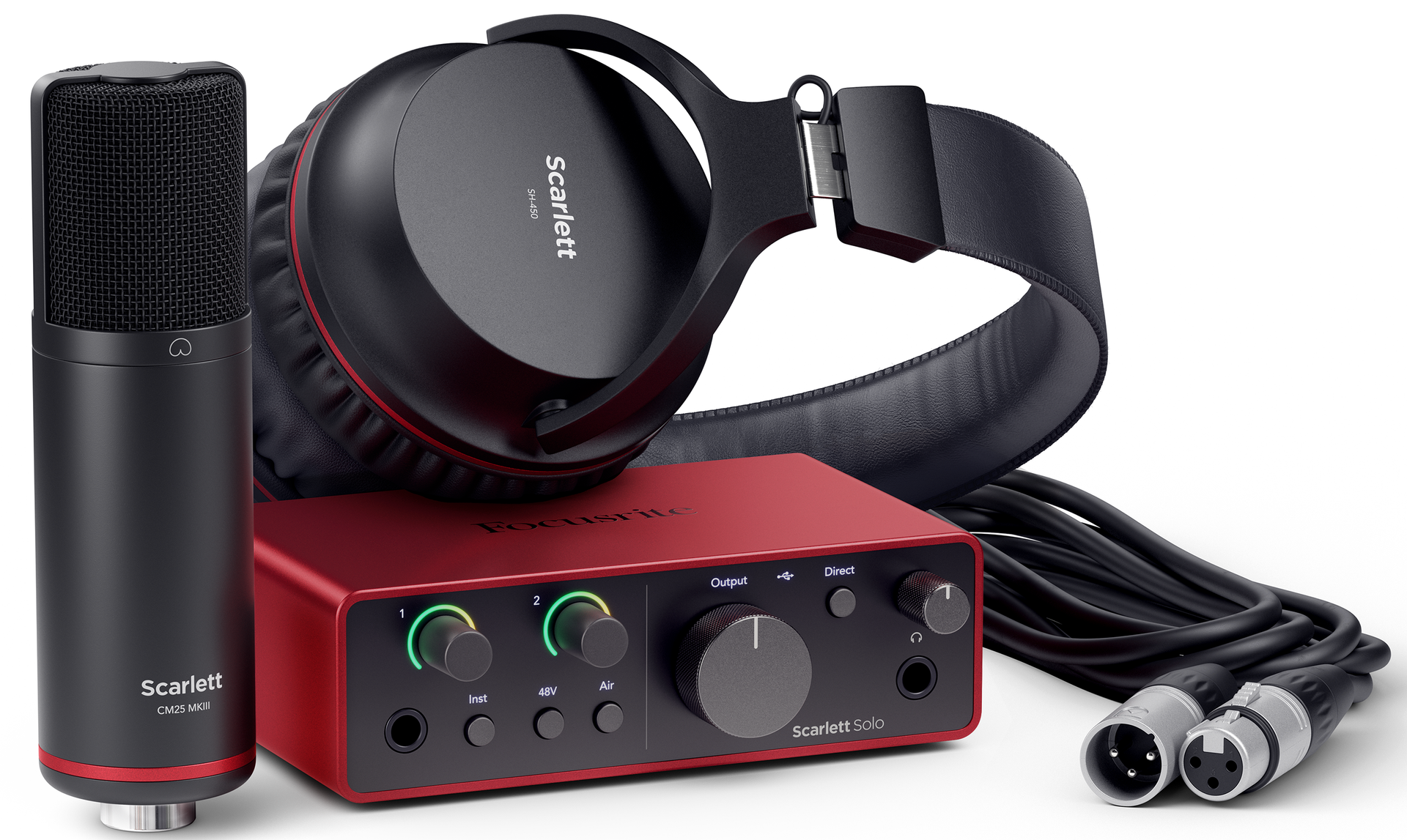 Focusrite Scarlett Solo Studio 4th Gen Recording Bundle – George's