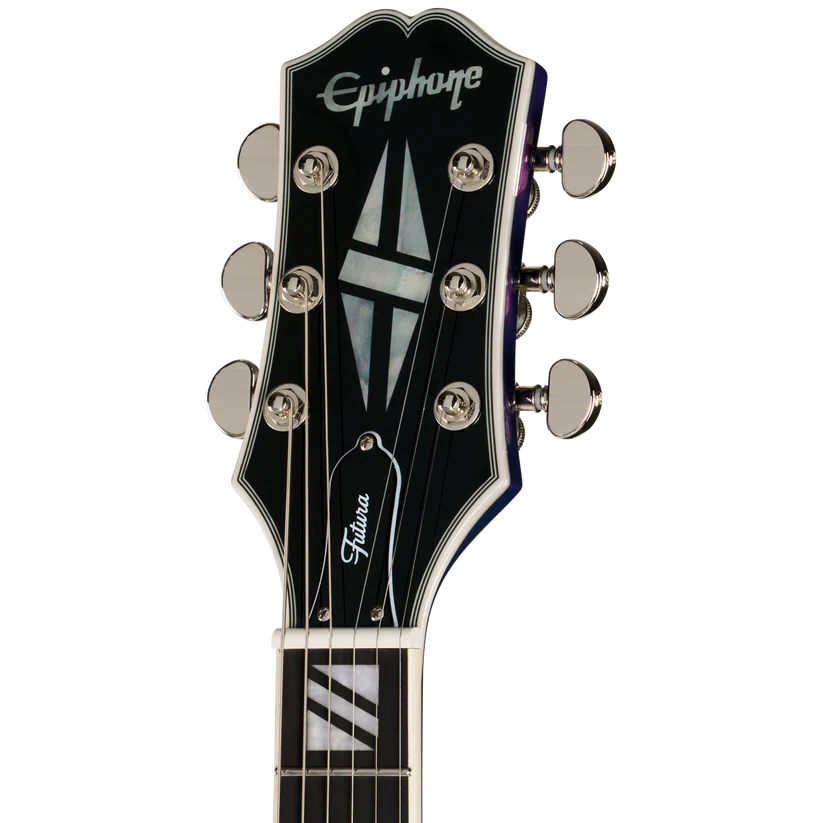 Epiphone Inspired by Gibson Futura Les Paul Custom Electric Guitar - Twilight Shift 7