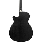 Ibanez AEG7MHWK Acoustic-Electric Guitar Weathered Black Open Pore 8