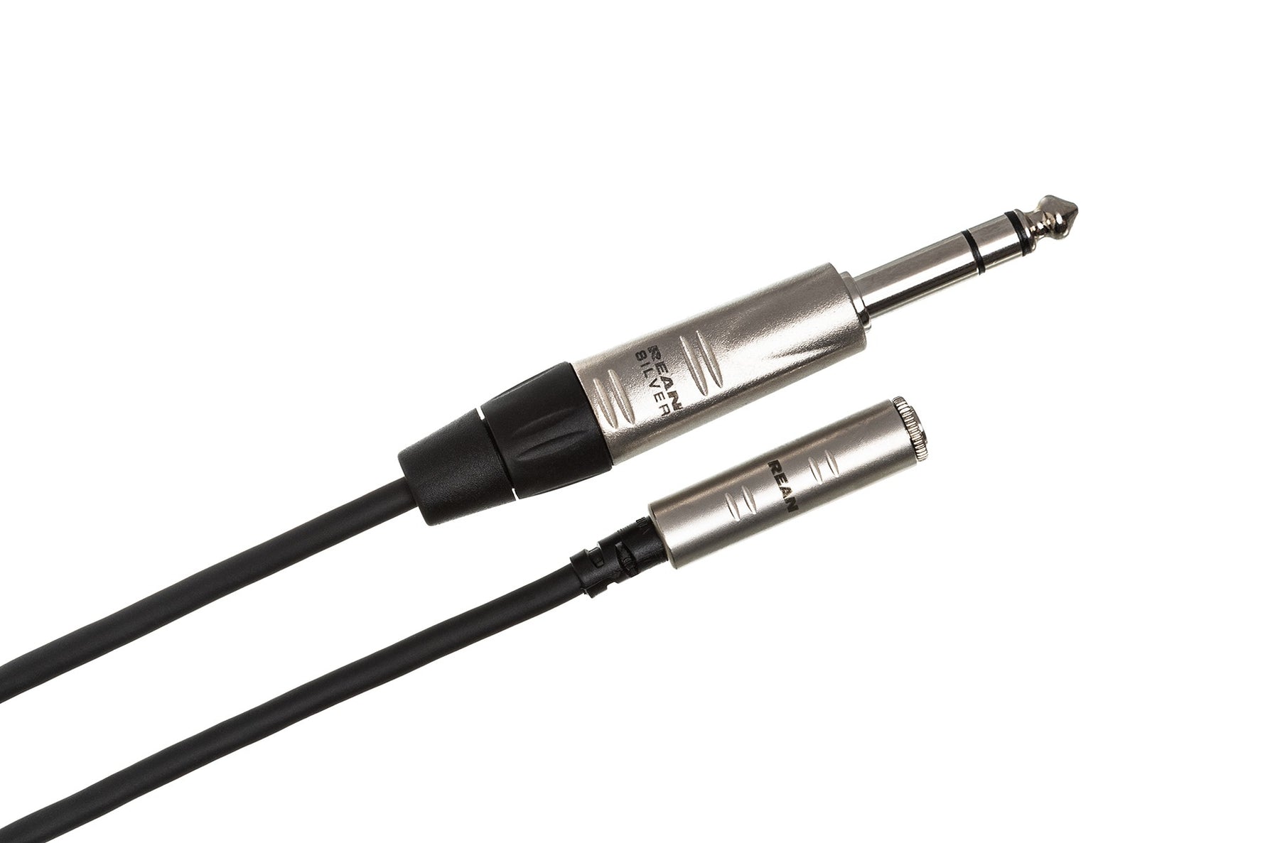 Hosa HXMS-010 Pro Headphone Adapter Cable - REAN 3.5mm TRS Female to 1/4\" TRS Male - 10FT 4