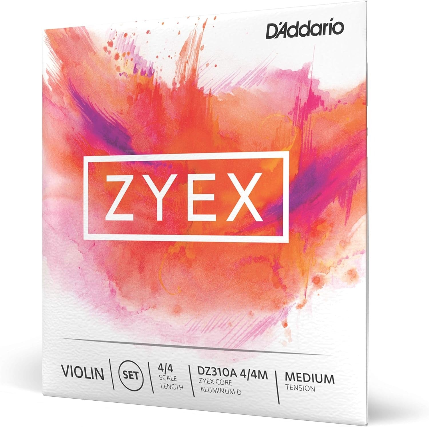 D'Addario DZ310a ZYEX Violin Strings With Aluminum 'D' - 4/4 (Medium Tension) 3