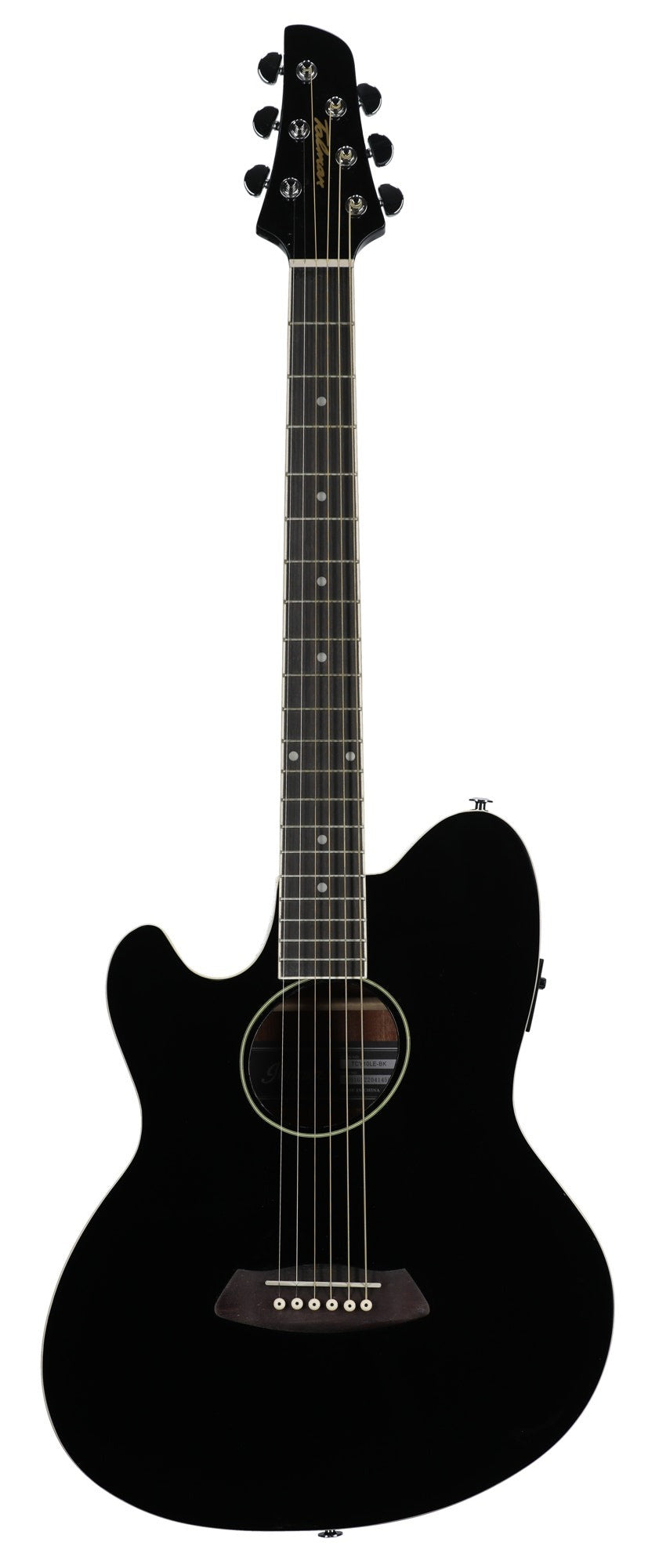 Ibanez TCY10LEBK Left-Handed Acoustic Electric Guitar - Black 6