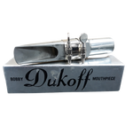 Used Bobby Dukoff Silverite Metal M8 Tenor Saxophone Mouthpiece - With Box & Ligature