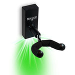 MuzicLight MZW104 Guitar Wall Hanger | Backlit - Green 5