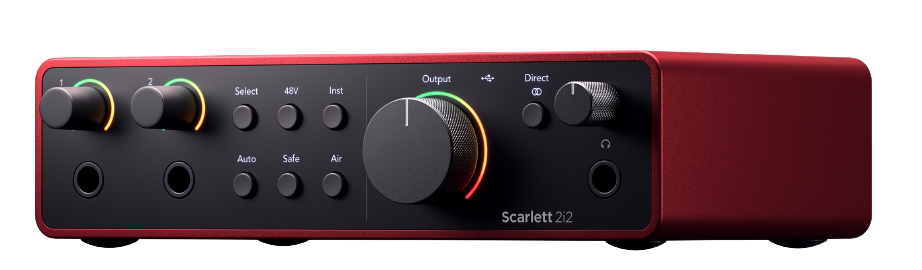 Focusrite Scarlett 2i2 4th Gen USB Audio Interface 4