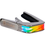 Thalia Deluxe Series Capo - Black Chrome Finish Pearl Tie-Dye 2