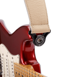 D'Addario Comfort Leather Auto Lock 2.5\" Guitar Strap - Tan 4