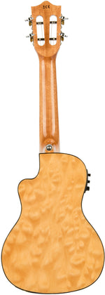 Lanikai QM-NACEC Quilted Maple Acoustic-Electric Concert Ukulele with Foam Case 2