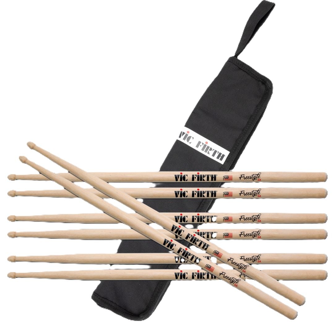 Vic Firth FS5A Bundle (4 pair) - With Free Stick Bag