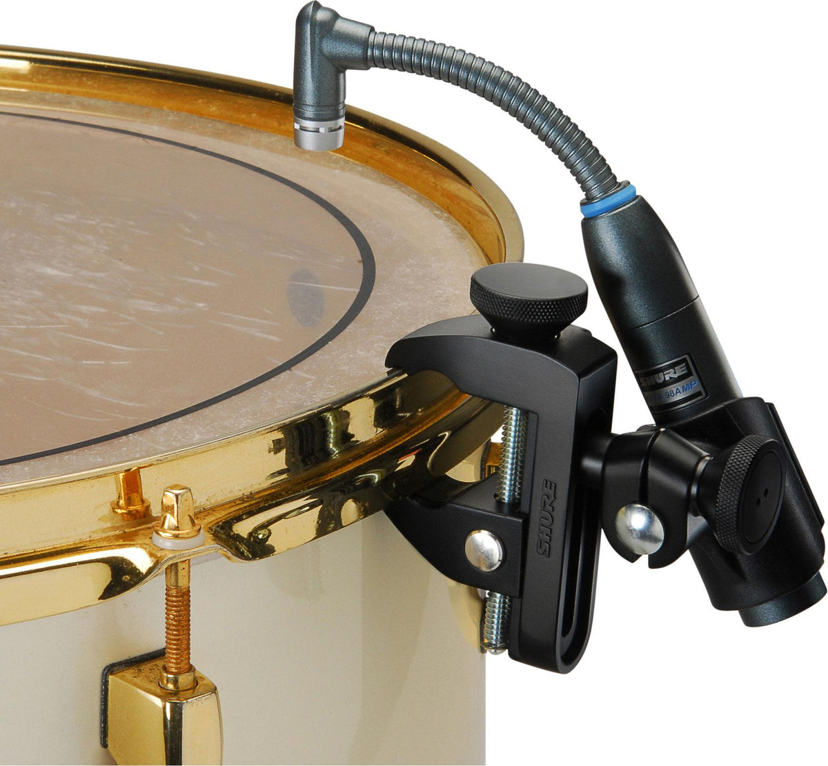 Shure Beta 98AMP/C Miniature Cardioid Condender Gooseneck Drum Microphone 2