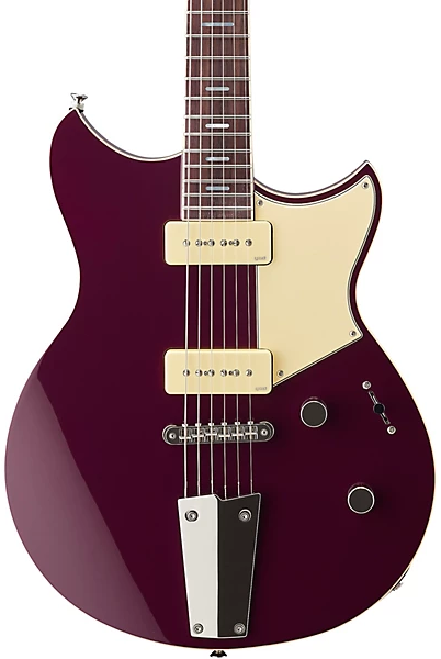 Yamaha Revstar Standard RSS02T Electric Guitar in Hot Merlot, three-quarter front view