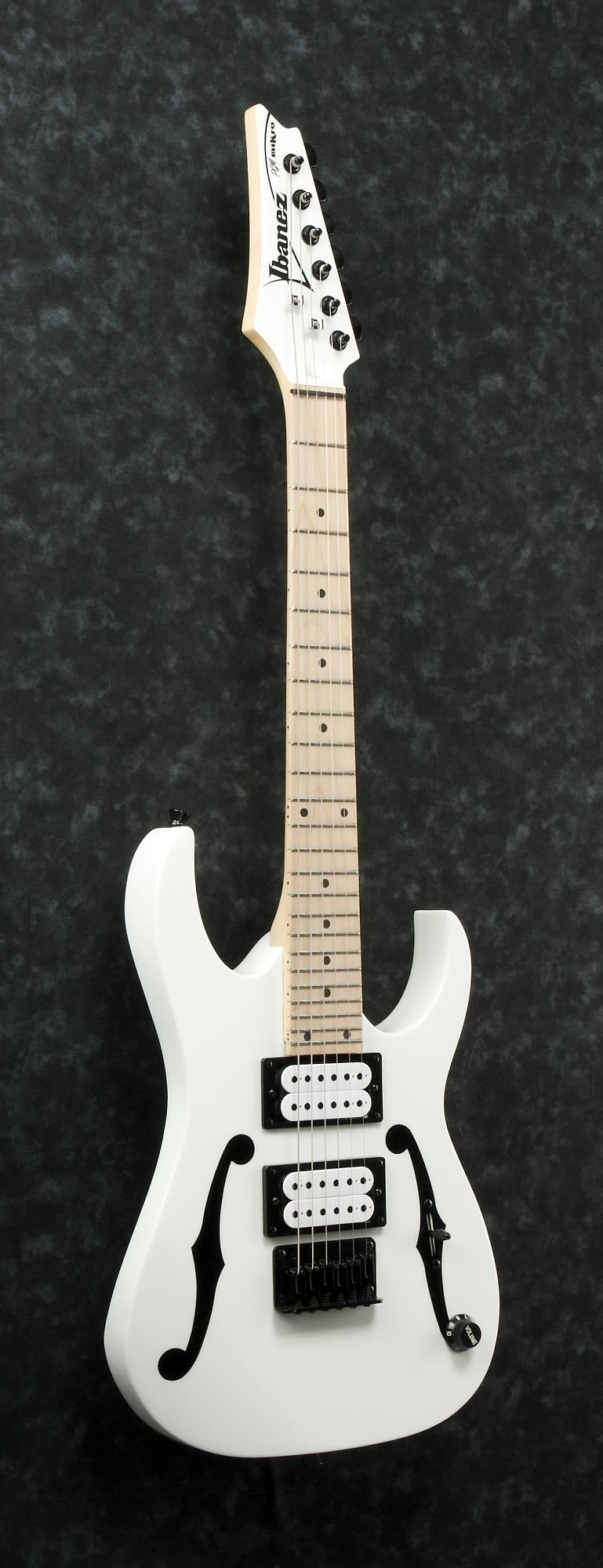 Ibanez Paul Gilbert Mikro Series 3/4 Size Electric Guitar - White 6