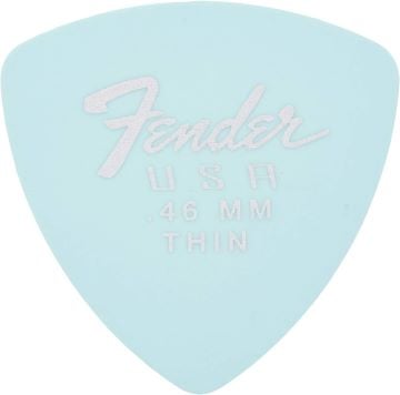 Fender Dura Tone Delrin Thin Guitar Picks - Daphne Blue (12 Pack)