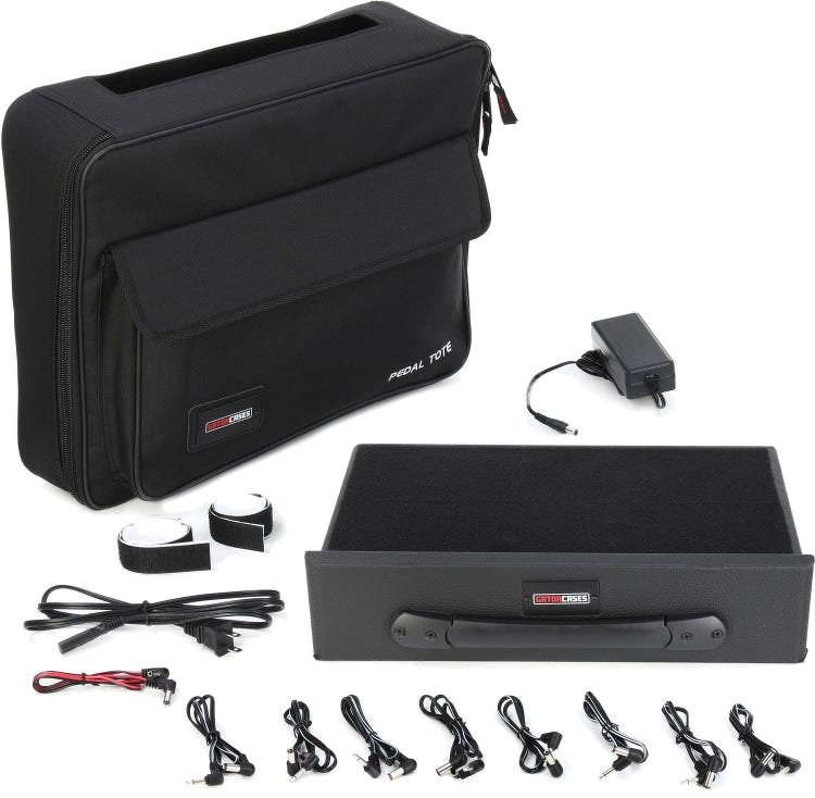 Gator GPT-BL-PWR Pedal Board - With Carry Bag & Power Supply 6