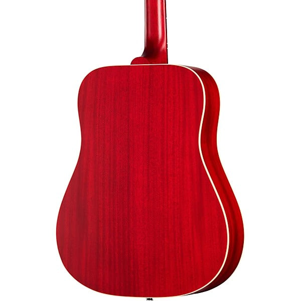 Gibson Hummingbird Special Acoustic Electric Guitar Vintage Cherry Sunburst back view