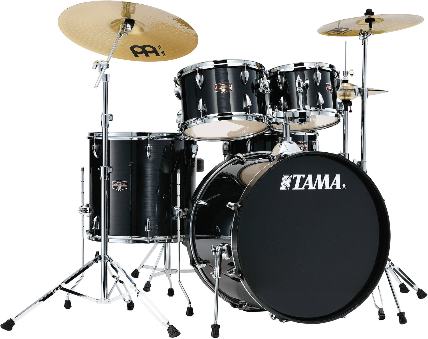Tama Imperialstar 5 Piece Drum Set - Hairline Black