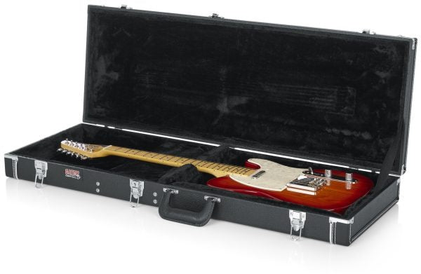 Gator Deluxe Hardshell Electric Guitar Case - Black 5