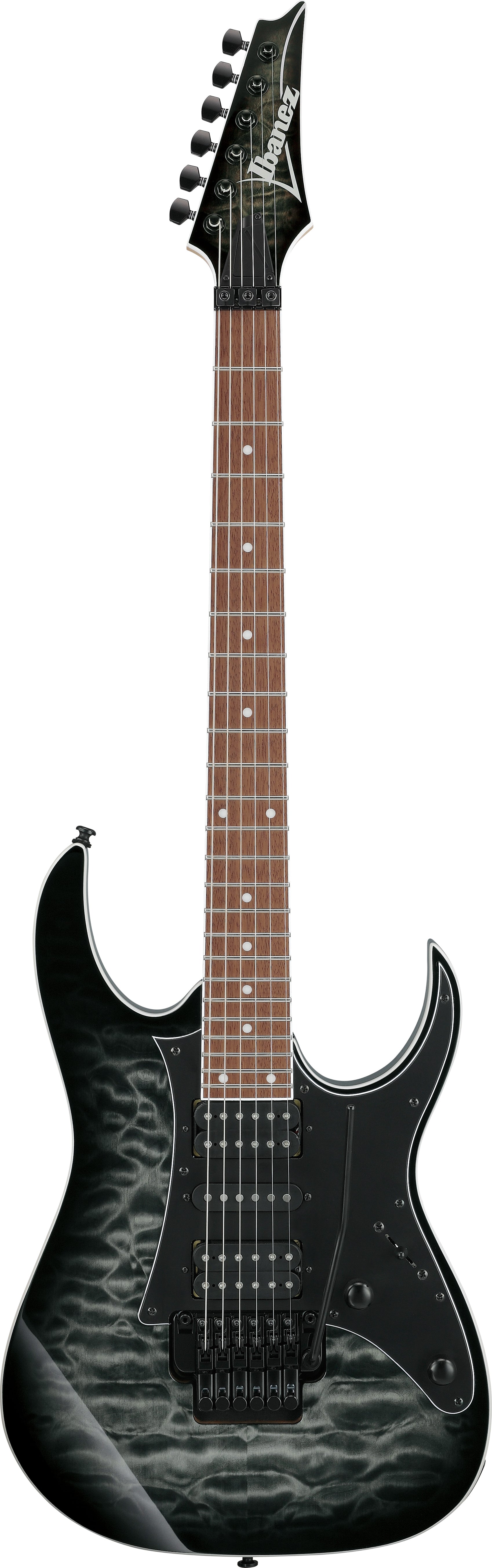 Ibanez RG450QMB Standard Electric Guitar - Transparent Gray Burst 4