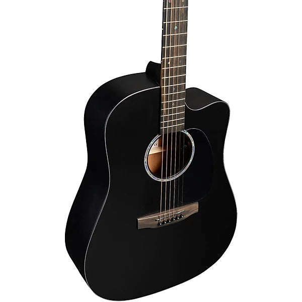 Martin DC-10E Modern Black Acoustic Electric Guitar - Black 3