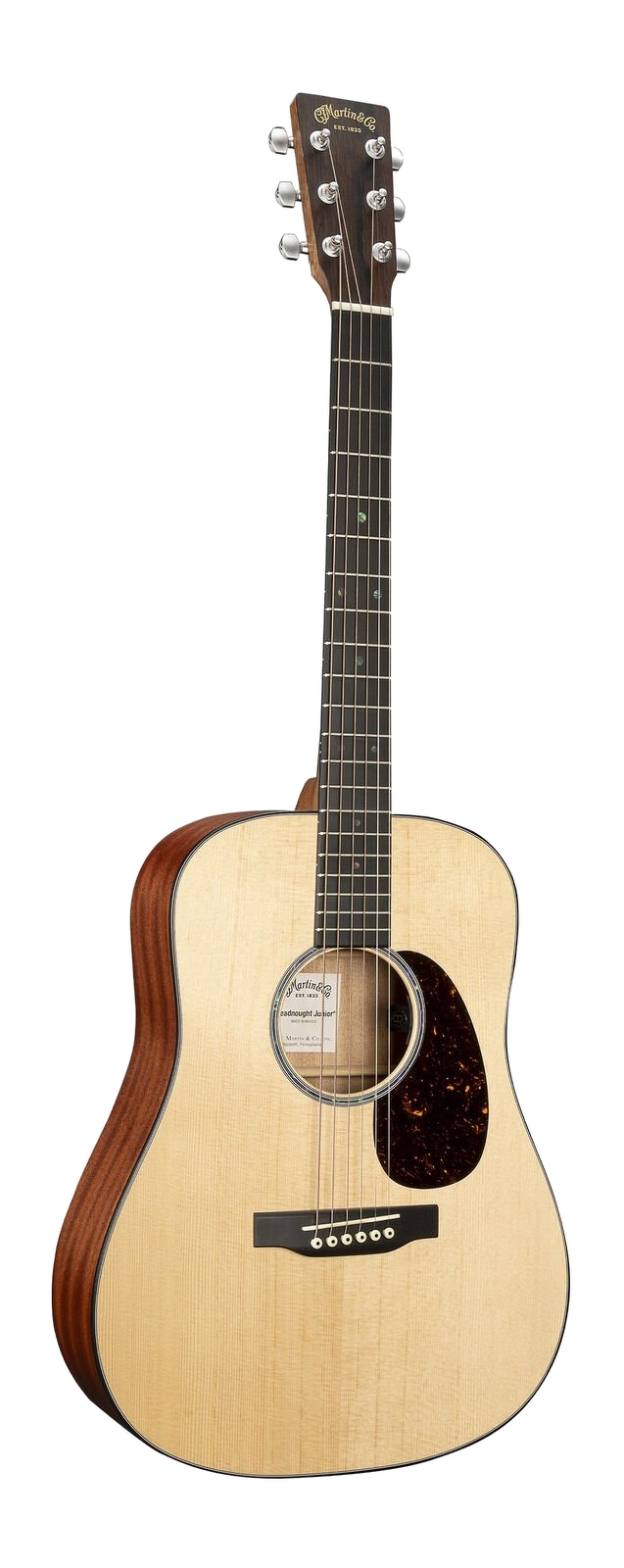 Martin D Jr-E Dreadnought Acoustic Electric Guitar - Natural 5