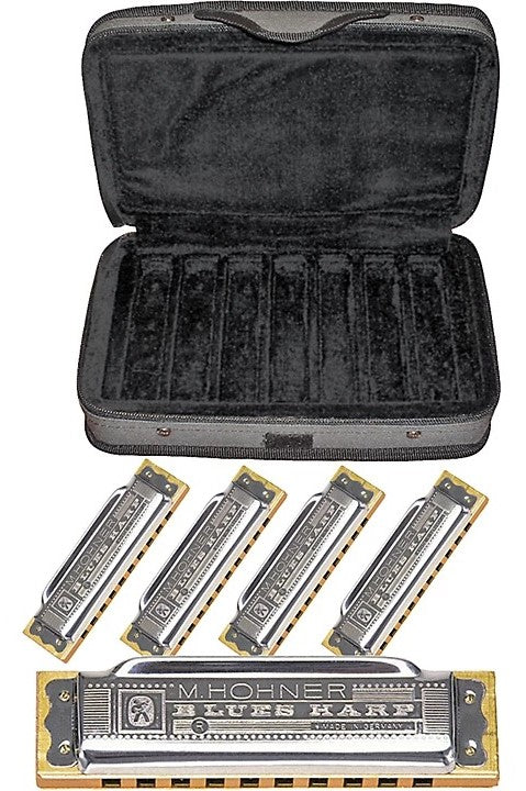 Hohner BLHRP-5PK Blues Harp 5 pack (GACDE)