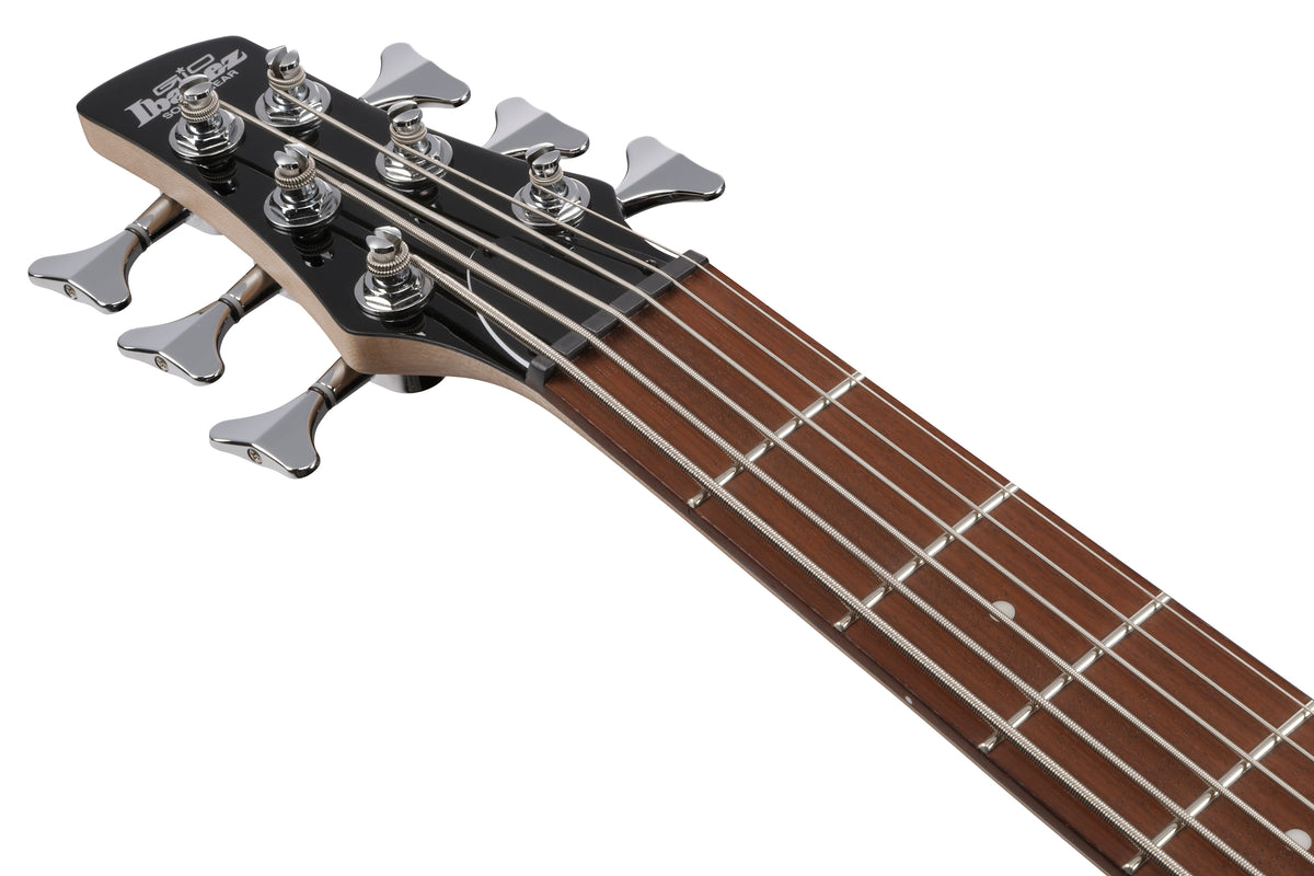 Ibanez GSR206 Gio SR 6 String Electric Bass - Transparent Gray Flat 5