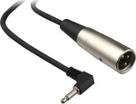 Hosa XVM305M XLR (Male) - 3.5mm (Mono) Cable 5'