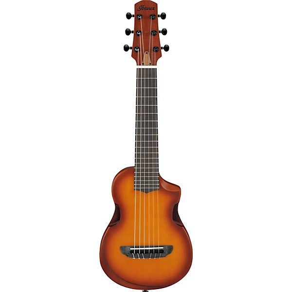 Ibanez ミニギター Ibanez AUP10N Nylon 6-String Piccolo Acoustic Guitar - Light Brown
