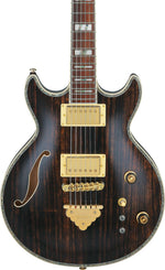 Ibanez AR520HMENT Standard Hollow Body Electric Guitar, three-quarter front view 2