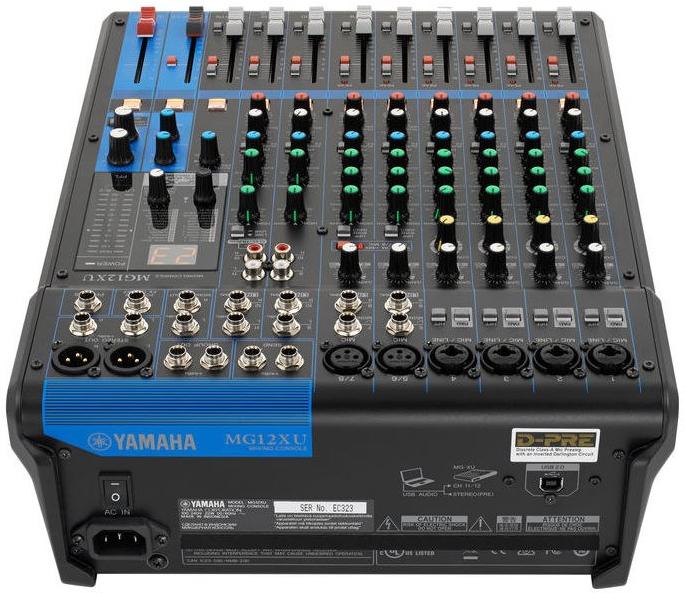 Yamaha MG12XU 12 Channel Mixer - With FX and USB – George's Music