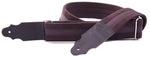 RightOn! SIMPLE Guitar Strap (Plain Brown)