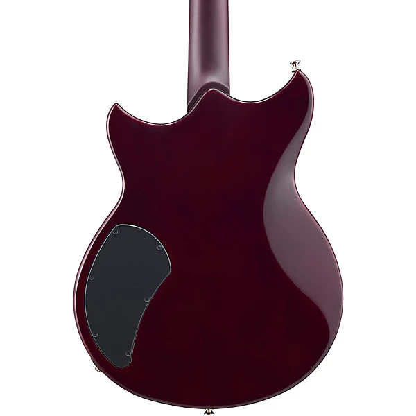 Yamaha Revstar Standard RSS02T Electric Guitar in Hot Merlot, three-quarter back view