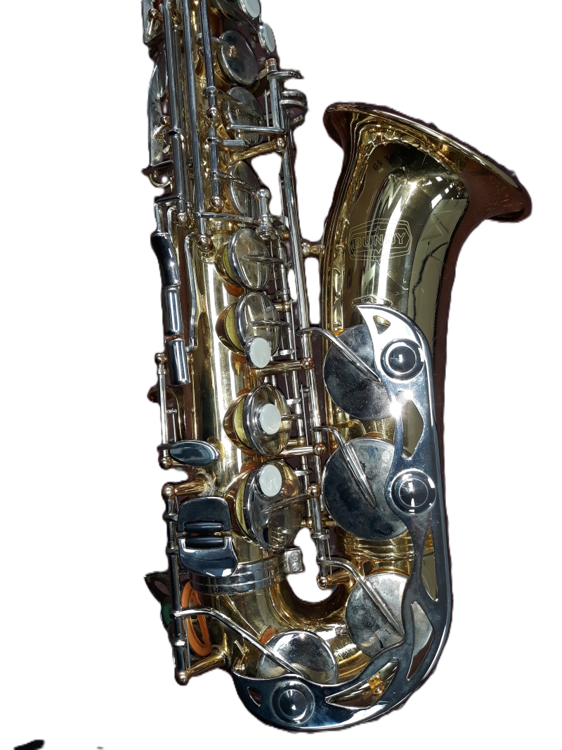 Used Bundy BAS-300 Eb Alto Saxophone - With Case & Mouthpiece 3