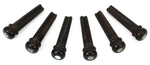Taylor Bridge Pins Ebony (With Abalone) - 6 pack