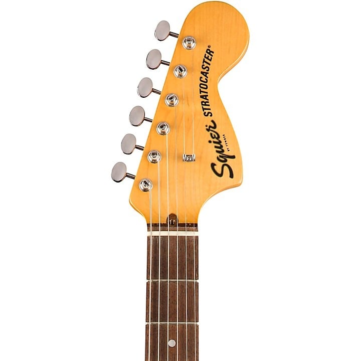 Squier Classic Vibe '70s Stratocaster HSS in Walnut with Laurel Fretboard, headstock front view