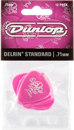 Dunlop Delrin 500 .71mm Guitar Picks (PINK) - 12 Pack 3