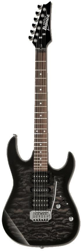 Ibanez GRX70QATKS Electric Guitar - Transparent Black Sunburst 2