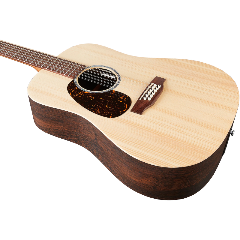 Martin D-X2EL Left Handed 12-String Acoustic Electric Guitar - Brazilian Rosewood Pattern 5