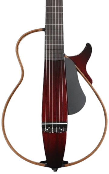 Yamaha SLG200N Nylon String Silent Guitar - Crimson Red Burst