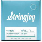 Stringjoy Orbiters Balanced Coated Nickel Wound Electric Guitar Strings - Light Gauge