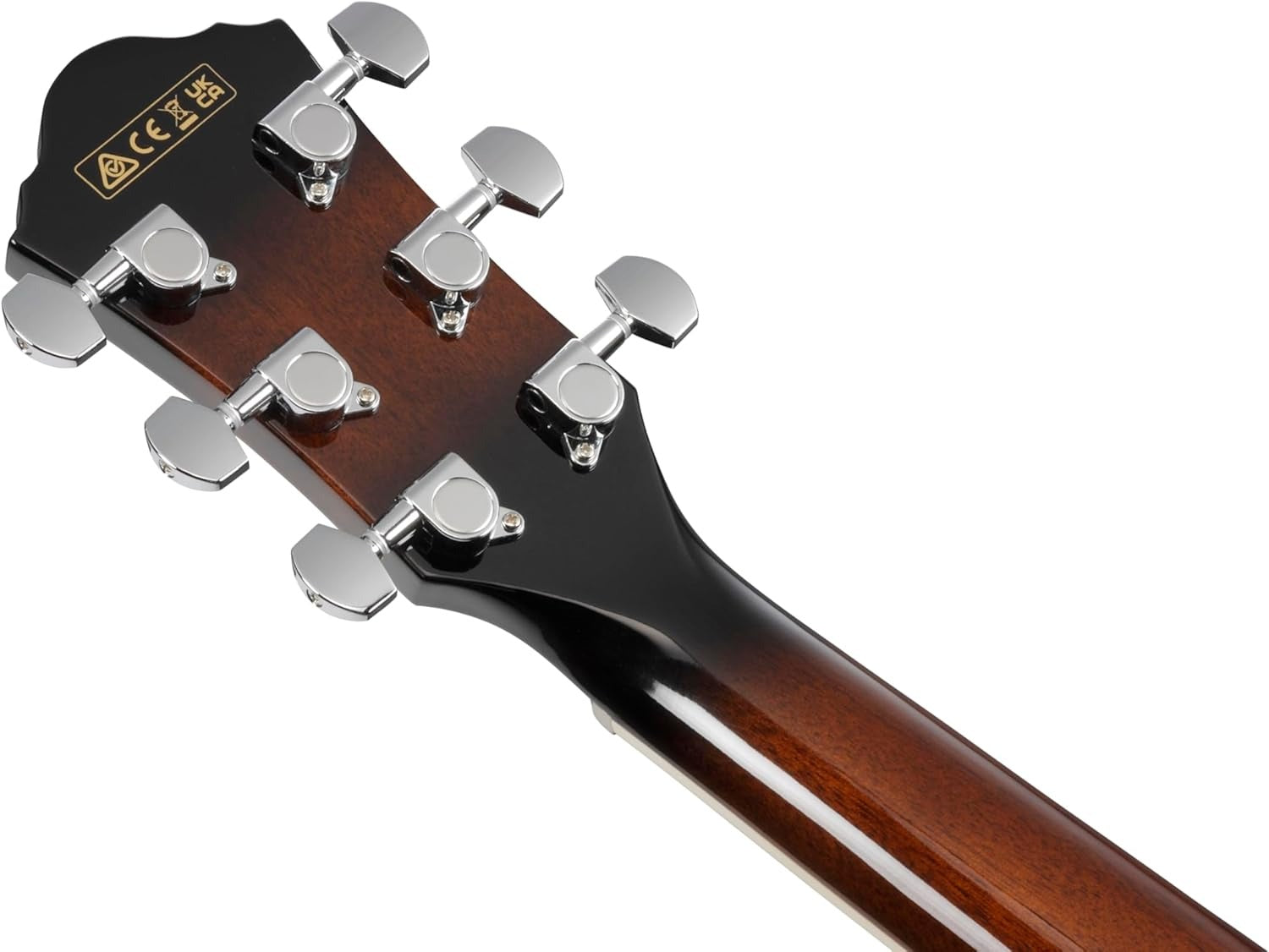 Ibanez AEG7 Left-Handed Acoustic Electric Guitar - Dark Violin Sunburst 6