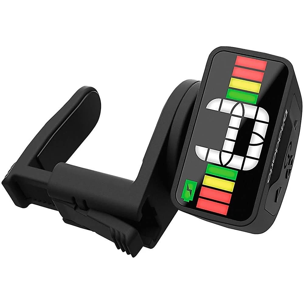 D'Addario Micro Rechargeable Headstock Guitar Tuner - Black 3