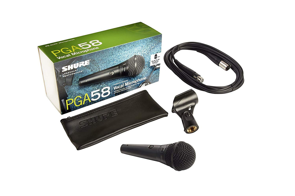 Shure PGA58XLR Alta Performance Mic XLR With Cable 2