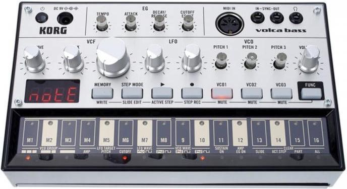 Korg Volca Bass Analog Bass Synth Module and Sequencer 3